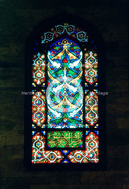 Stained Glass Window, Suleymaniye Mosque, 1557. Artist: Unknown