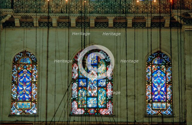 Stained Glass Window, Suleymaniye Mosque, 1557. Artist: Unknown