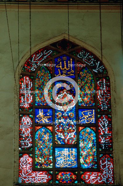 Stained Glass Window, Suleymaniye Mosque, 1557. Artist: Unknown