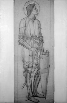 Stained glass cartoon by JH Dearle, 1921. Artist: John Henry Dearle