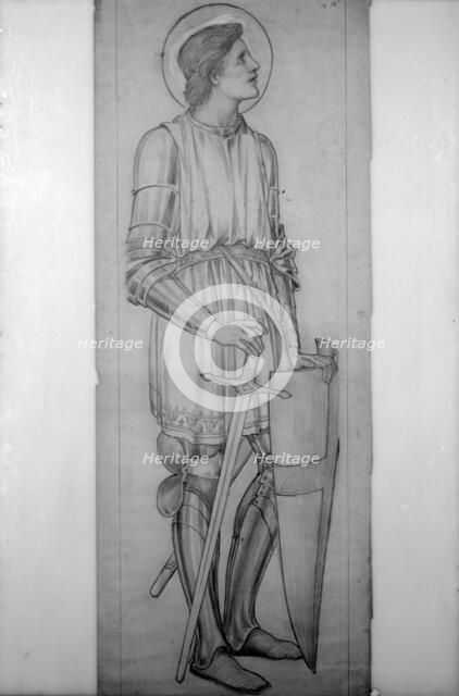 Stained glass cartoon by JH Dearle, 1921. Artist: John Henry Dearle