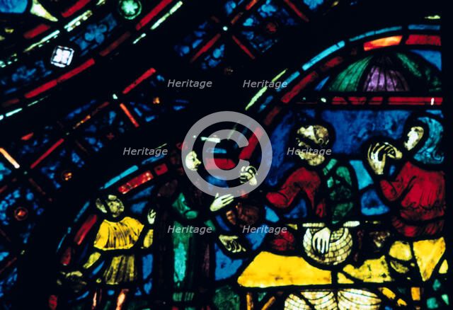 Stained glass, Chartres Cathedral, Chartres, France. Artist: Unknown