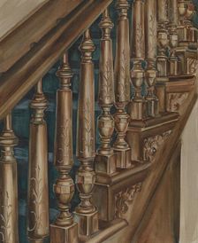 Stair Case, c. 1936. Creator: Natalie Simon
