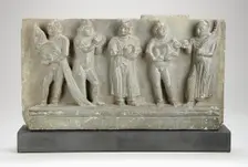 Stair-Riser Relief with Offering Scene, 2nd-3rd century. Creator: Unknown