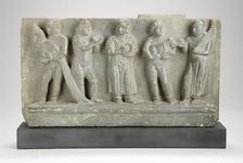 Stair-Riser Relief with Offering Scene, 2nd-3rd century. Creator: Unknown