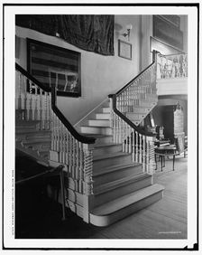 Stairway, Essex Institute, Salem, Mass., c.between 1900 and 1910. Creator: Unknown