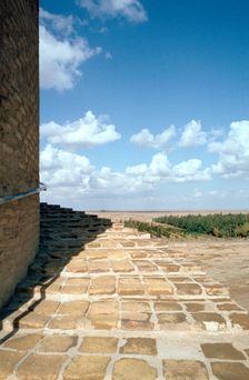 Stairway of the minaret of the Great Mosque, Samarra, Iraq, 1977. Creator: Vivienne Sharp