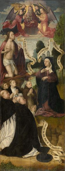 Stairway to Heaven, 1490. Creator: Master of the Amsterdam Death of the Virgin