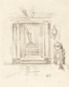 Staircase, 1891. Creator: James Abbott McNeill Whistler