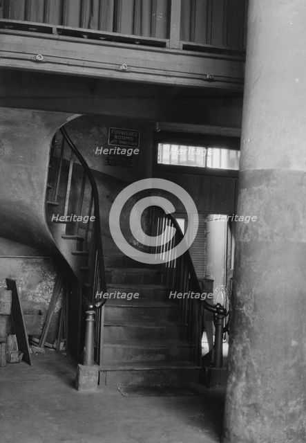Staircase, New Orleans or Charleston, South Carolina, between 1920 and 1926. Creator: Arnold Genthe.