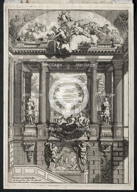 Staircase at the Palace of Voorst in Holland. Creator: Daniel Marot (French, 1655-1718).