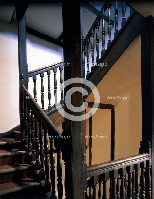 Staircase, Bessie Surtees House, Newcastle, Tyne & Wear, 1989. Artist: Unknown