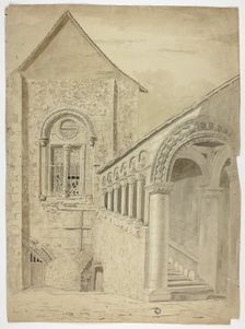 Staircase...Green Court, Canterbury, n.d. Creator: Unknown