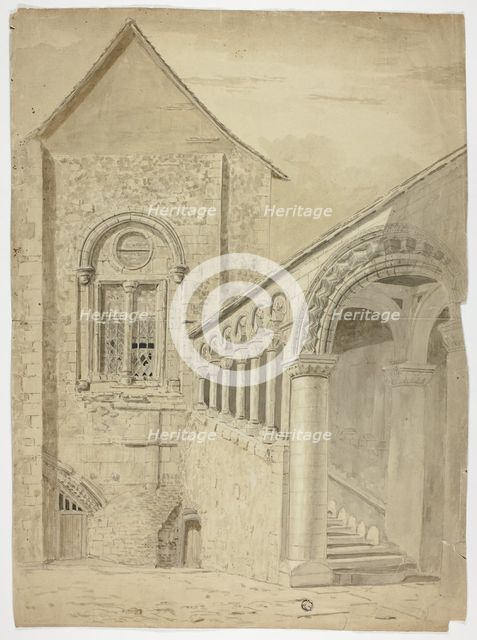 Staircase...Green Court, Canterbury, n.d. Creator: Unknown.