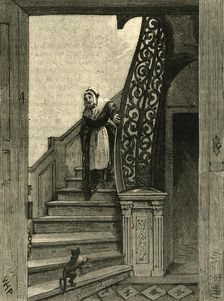 Staircase in Southampton House c1872. Creator: Unknown