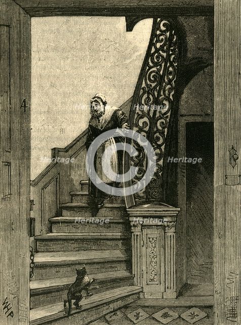 'Staircase in Southampton House', c1872. Creator: Unknown.