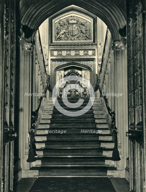 'Staircase in the Speaker's House', 1947. Creator: Unknown.