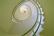 Staircase inside Dungeness lighthouse, Shepway, Kent, 1997. Artist: N Corrie
