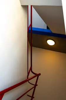 Staircase. The Bauhaus building, Dessau, Germany, 2018. Artist: Alan John Ainsworth