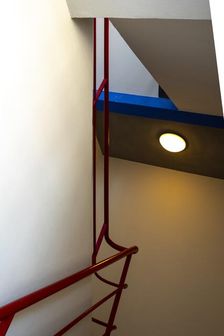 Staircase. The Bauhaus building, Dessau, Germany, 2018. Artist: Alan John Ainsworth