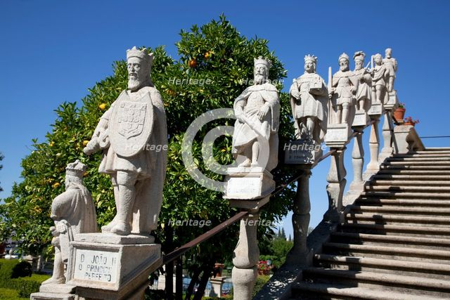 Stairs of the Kings, Garden of the Episcopal Palace, Castelo Branco, Portugal, 2009.  Creator: Samuel Magal.