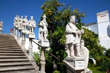 Stairs of the Kings, Garden of the Episcopal Palace, Castelo Branco, Portugal, 2009. Creator: Samuel Magal