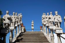 Stairs of the Kings, Garden of the Episcopal Palace, Castelo Branco, Portugal, 2009. Creator: Samuel Magal