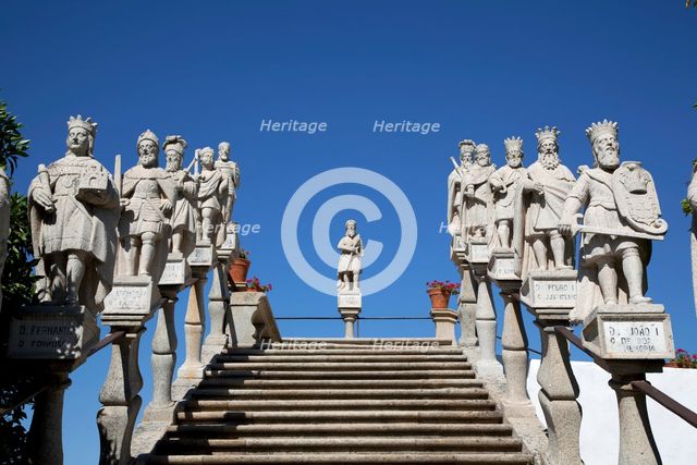Stairs of the Kings, Garden of the Episcopal Palace, Castelo Branco, Portugal, 2009.  Creator: Samuel Magal.