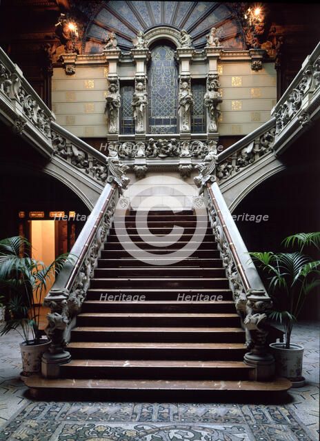 Stairs of the Montaner Palace, now home of the Government Office.