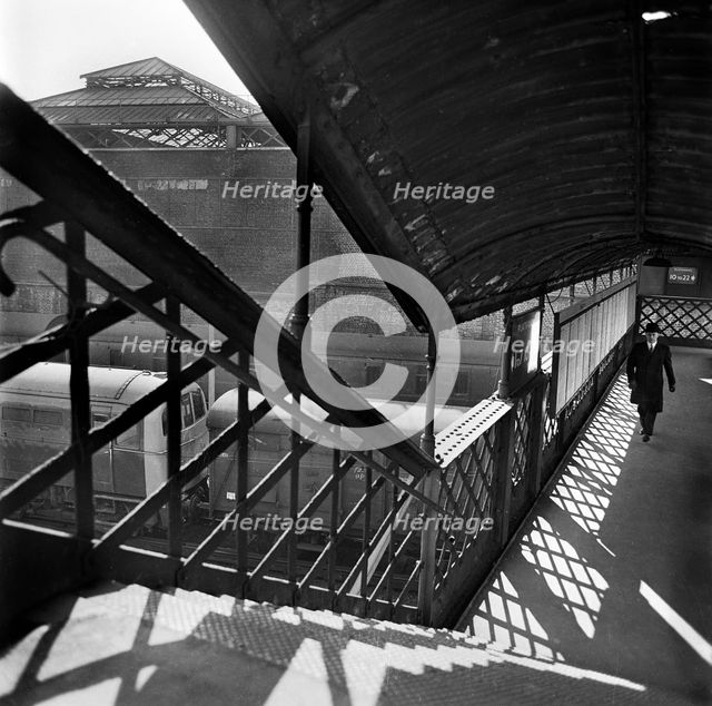 Stairs at London Bridge Station, London, 1960-1972. Artist: John Gay