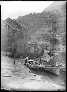 Staithes Beck, Loftus, Redcar and Cleveland, North Yorkshire, 1900-1940. Creator: Edwin Dockree