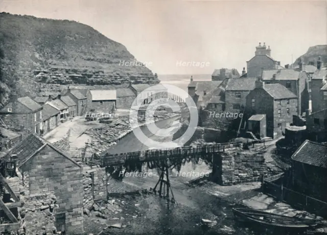 'Staithes - Looking Towards the Sea', 1895. Artist: Unknown.