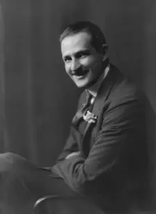 Stallforth, F., Mr., portrait photograph, 1916. Creator: Arnold Genthe