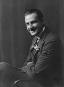 Stallforth, F., Mr., portrait photograph, 1916. Creator: Arnold Genthe