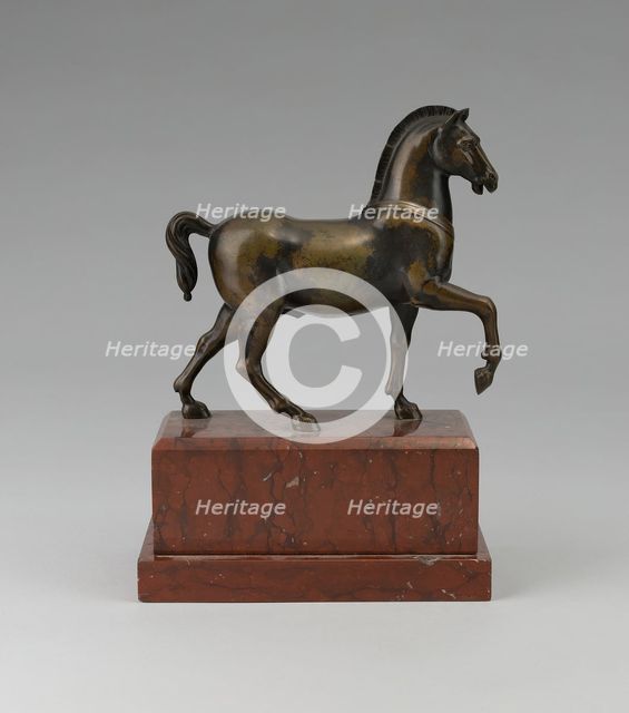 Stallion (one of a pair), c. 1650. Creator: Unknown.
