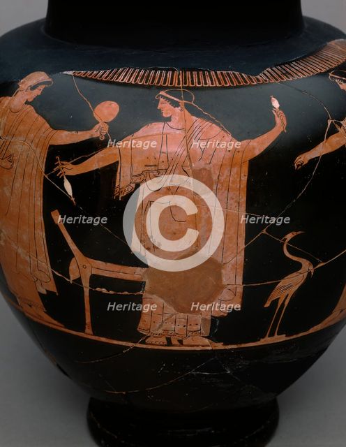 Stamnos (Mixing Jar), 480-470 BCE. Creator: Syriskos.
