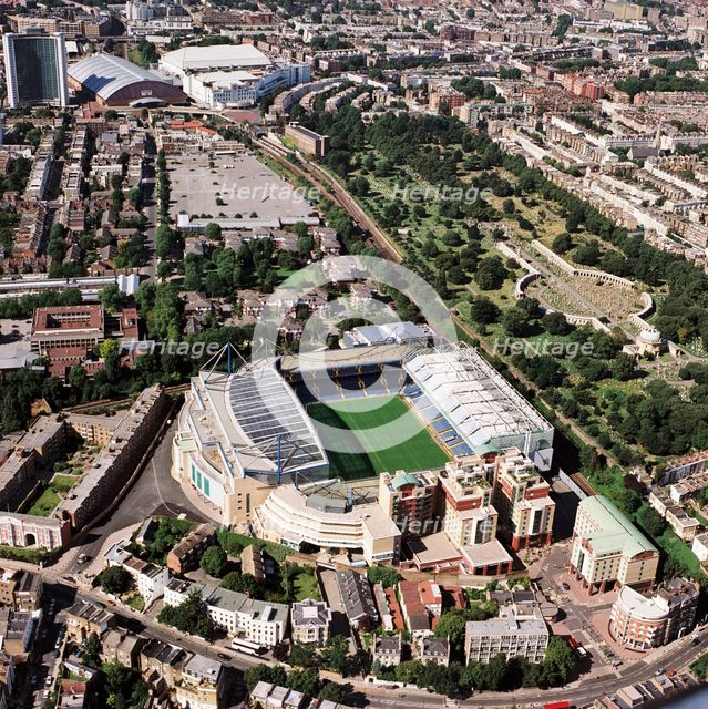 Stamford Bridge Football Ground, London, c2000s. Artist: Historic England Staff Photographer.