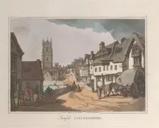 Stamford Lincolnshire, from "Sketches from Nature", 1822., 1822. Creators: Thomas Rowlandson, Joseph Constantine Stadler