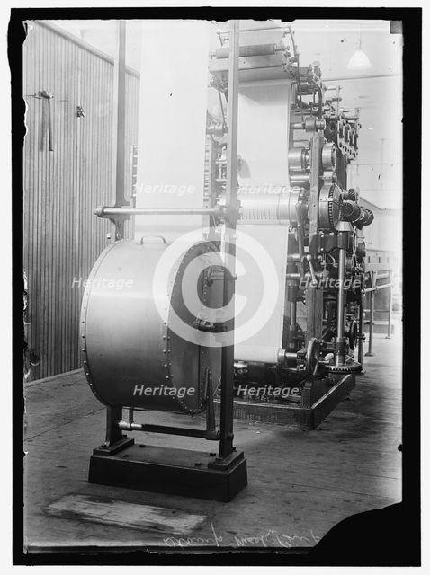 Stamp machine, between 1910 and 1917. Creator: Harris & Ewing.