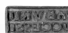 Stamp with Inscription, 1st century B.C.-1st century A.D. Creator: Unknown