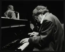 Stan Tracey and Art Themen playing at The Fairway, Welwyn Garden City, Hertfordshire, 1992. Creator: Denis Williams