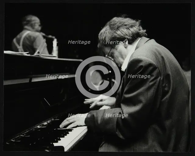 Stan Tracey and Art Themen playing at The Fairway, Welwyn Garden City, Hertfordshire, 1992. Creator: Denis Williams.