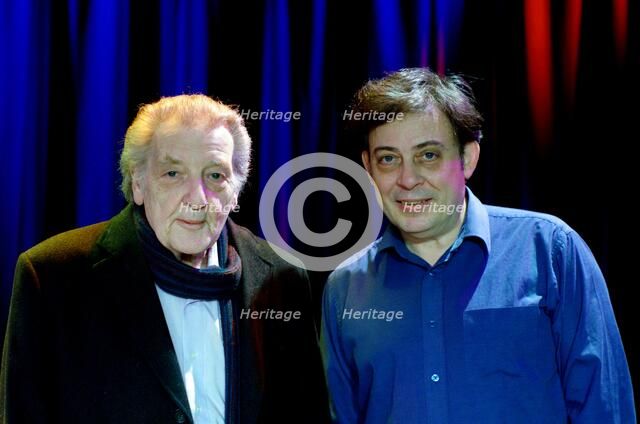 Stan Tracey and Clark Tracey, The Under Ground Theatre, Eastbourne, East Sussex., 2013. Artist: Brian O'Connor