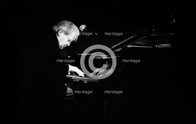 Stan Tracey, Pizza on the Park, London, 2/2000. Creator: Brian O'Connor.