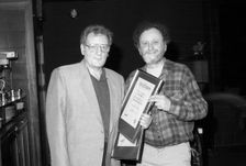Stan Britt and Stan Tracey, BT British Jazz Awards, Pizza On The Park, London, 25 April, 1995. Artist: Brian O'Connor