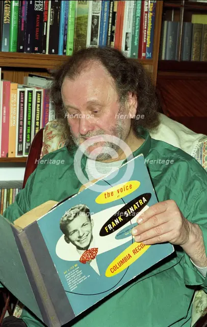Stan Britt, at home in Streatham, London, 02.98. Creator: Brian O'Connor.