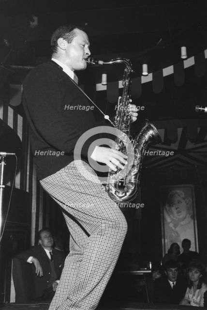 Stan Getz, Marquee Club, London, c1963. Creator: Brian Foskett.