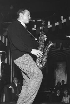 Stan Getz, Marquee Club, London, c1963. Creator: Brian Foskett