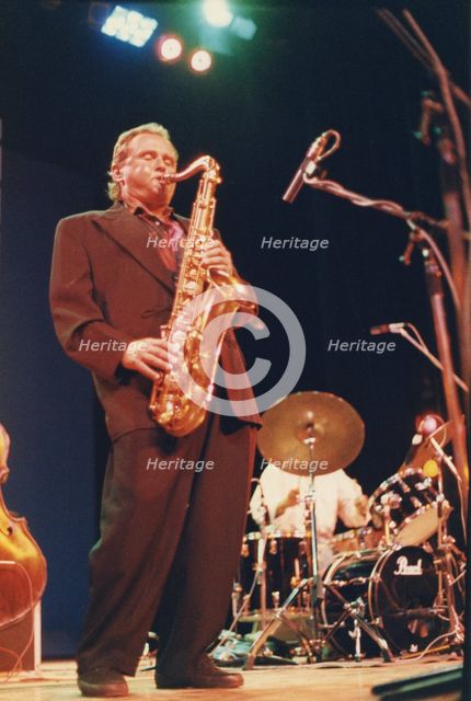 Stan Getz, North Sea Jazz Festival, The Hague, Holland, 1988. Creator: Brian Foskett.