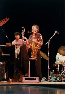 Stan Getz, North Sea Jazz Festival, The Hague, Holland, 1988. Creator: Brian Foskett
